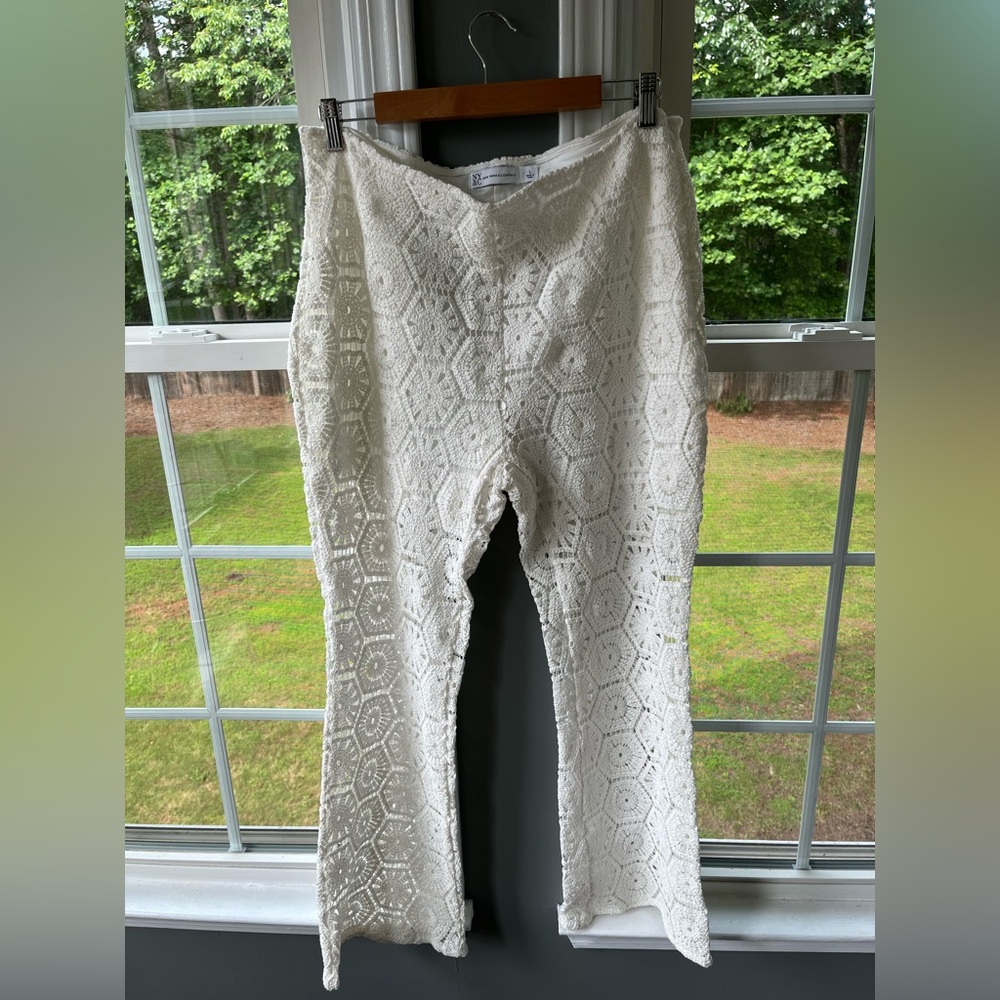 NY&C High Rise Crochet Bootcut Pant - Picture 5 of 7